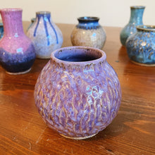 Load image into Gallery viewer, Precious Blooms in Handmade Pottery Bud Vase